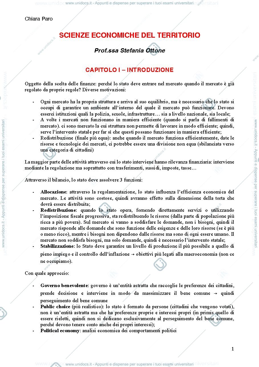 Anteprima pagina 1 — Valutazione delle politiche pubbliche 
