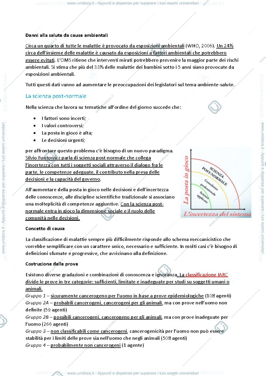 Anteprima pagina 4 — Valutazione di impatto ambientale, riassunti corso