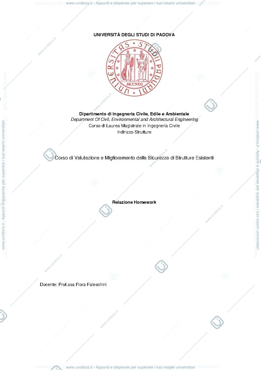 Anteprima pagina 1 — Homework 1 (risolto)