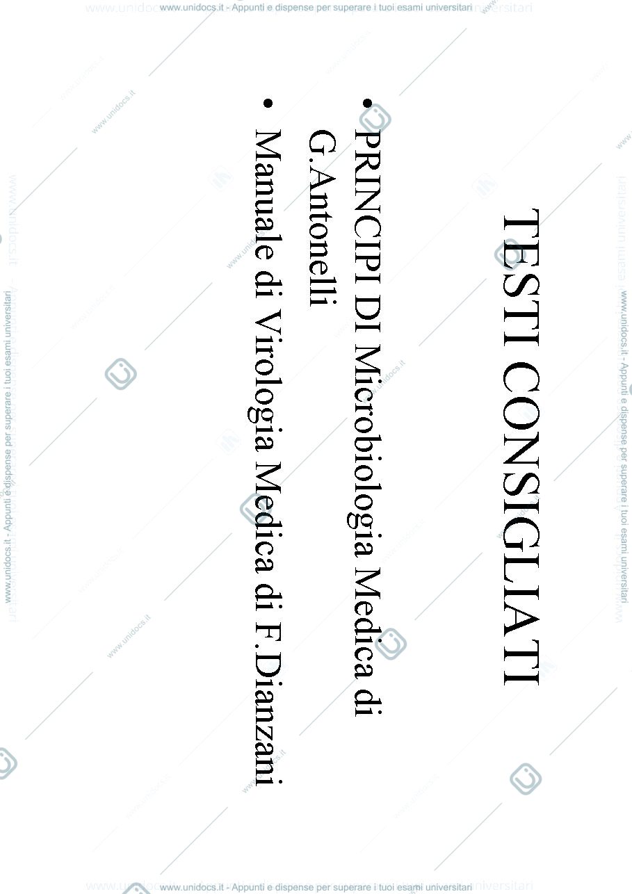 Anteprima pagina 1 — Virologia