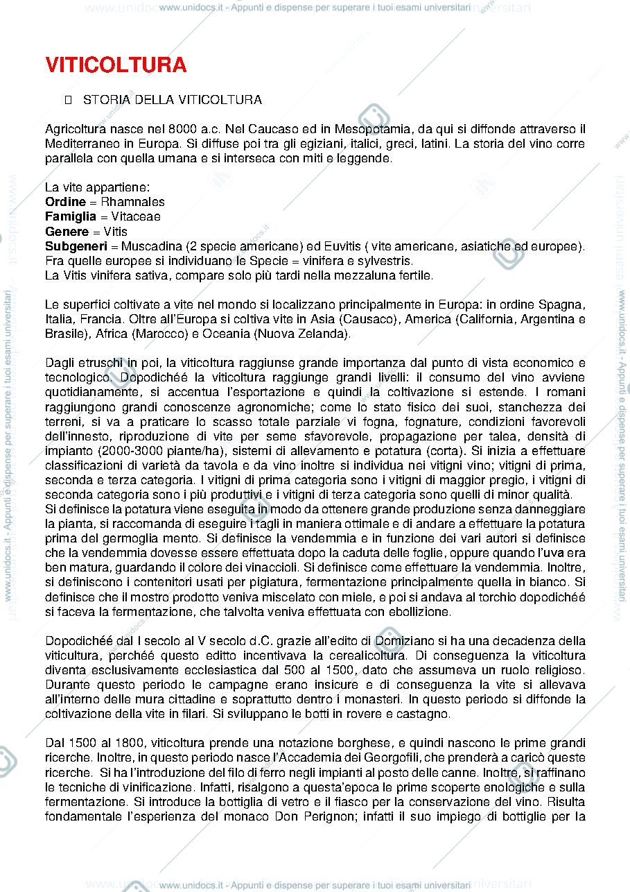 Anteprima pagina 1 — Viticoltura generale B009117