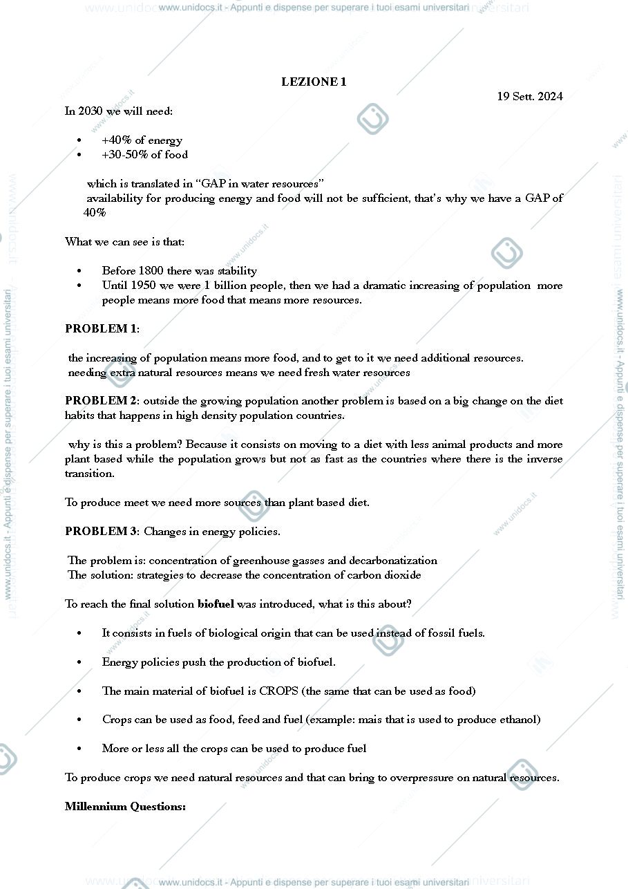 Anteprima pagina 1 — Appunti di WFS in inglese anno 2024-25 politecnico di milano