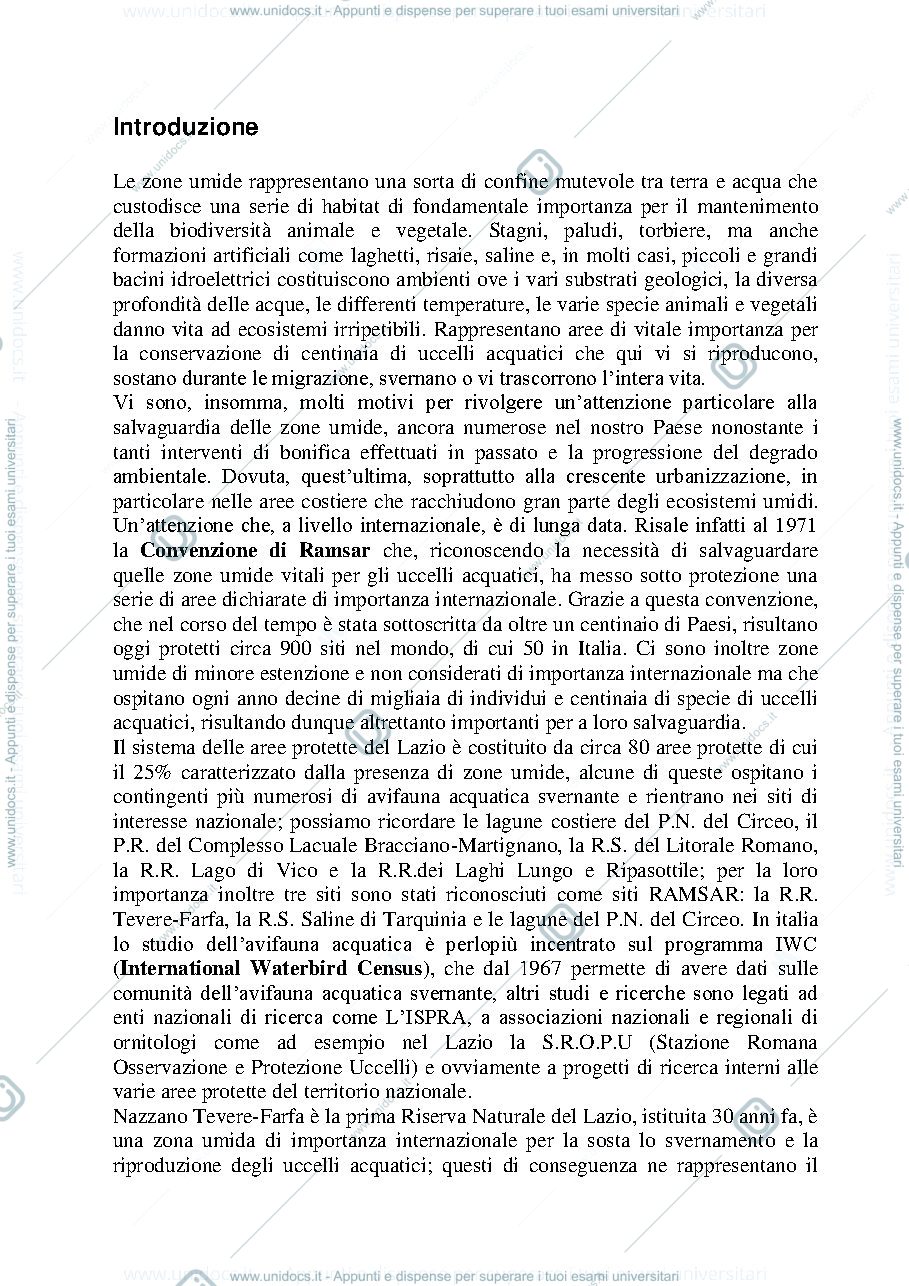 Anteprima pagina 3 — tesi zoologia censimento