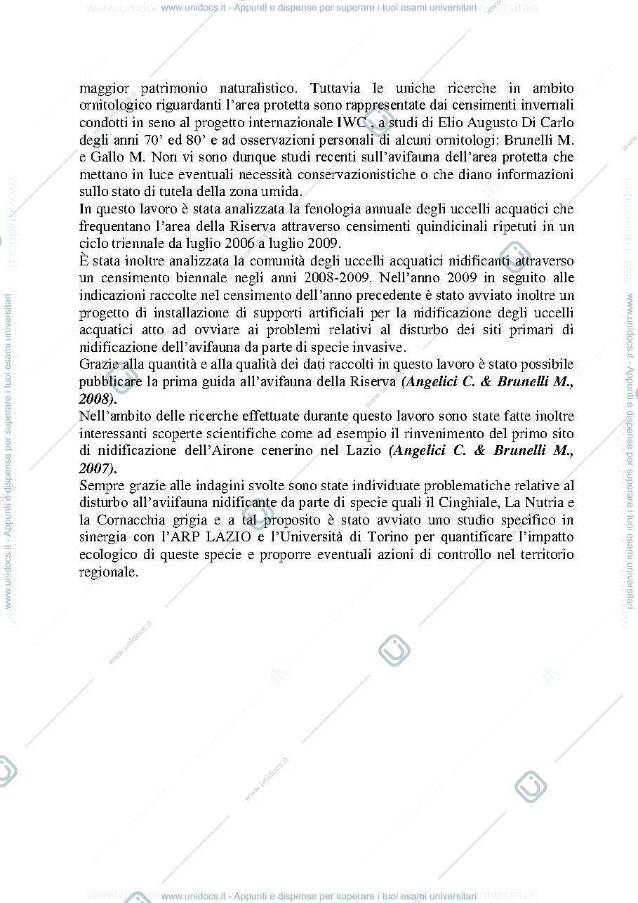 Anteprima pagina 4 — tesi zoologia censimento